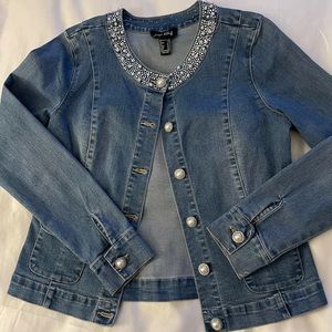 Bejeweled Jean Jacket